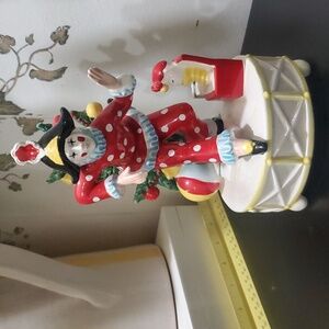 Vintage 1979 Berman & Anderson Mime clown Christmas music box